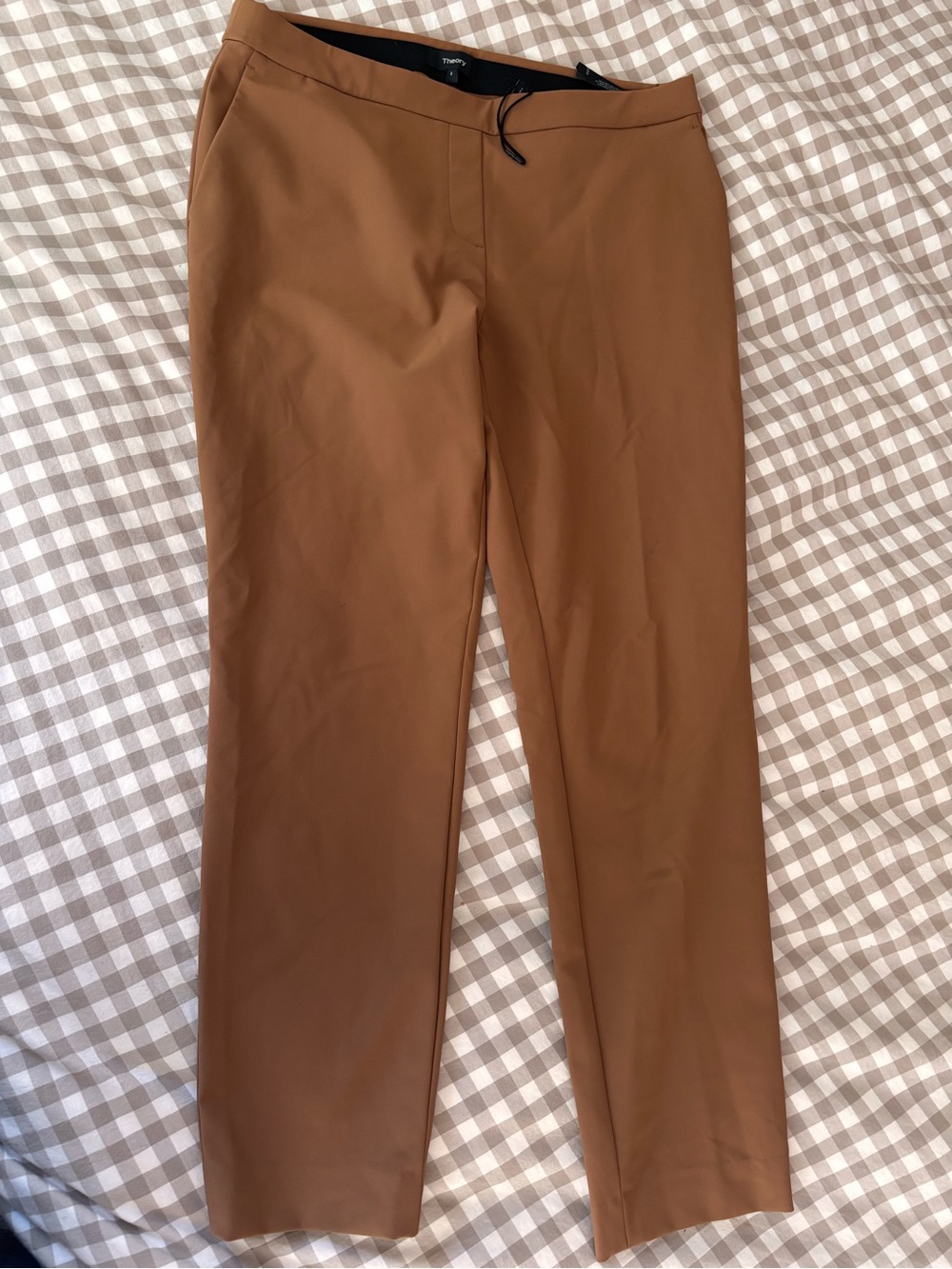 theory | nwt camel trousers - Picture 2 of 9